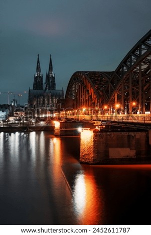 Similar – Image, Stock Photo Cologne Cathedral at night