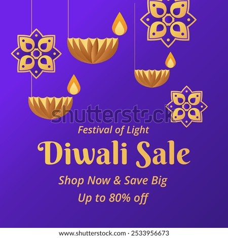 Diwali Sale banner graphic design. banner design. Diwali Discount Offer Banner Design for social media and post. Disc up to 80% off. Shop Now and Save Big. Festival of Light.