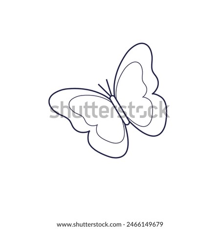 Mystical butterfly spiritual vector awakening symbol: Psychology, philosophy, mind, energy, yoga and spirit  insight and subconscious concept