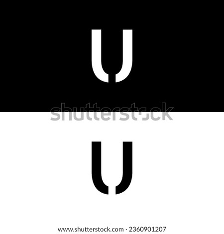 letter U logo, letter U logo design, vector template, letter U logo design,t shirt design.icon