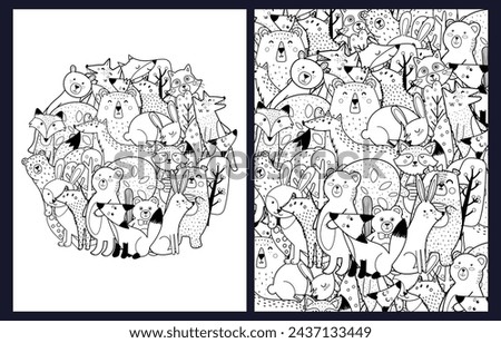 Fox Black And White Clipart | Free download on ClipArtMag