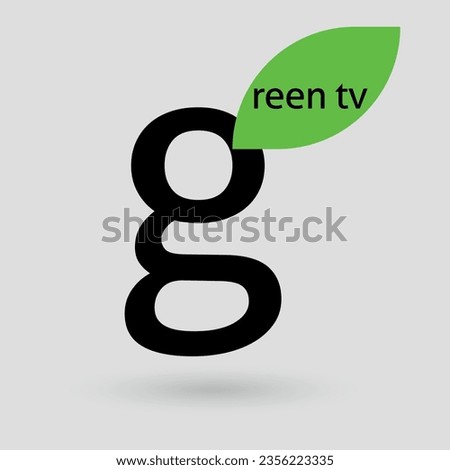 Professional TV Channel Logo Design Concept vector illustration