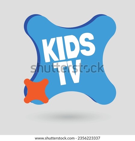 Professional TV Channel Logo Design Concept vector illustration