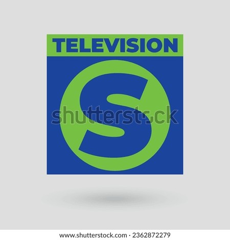 Professional TV Channel Logo Design Concept vector illustration	
