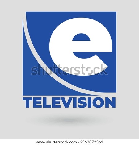 Professional TV Channel Logo Design Concept vector illustration	
