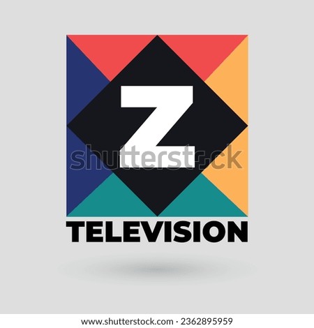 Professional TV Channel Logo Design Concept vector illustration	