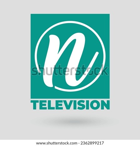 Professional TV Channel Logo Design Concept vector illustration	