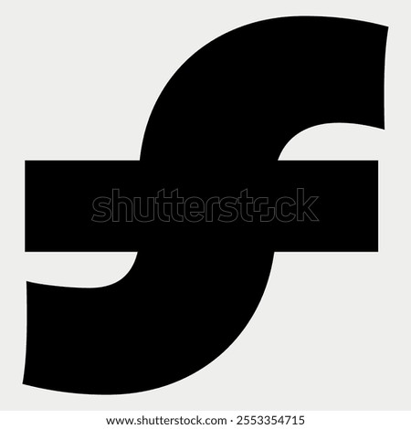 Dutch guilder or florin sign . Currency symbol icon