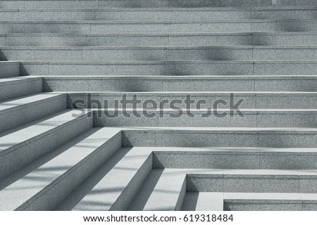 Similar – Foto Bild Graue Steintreppe mit frisch gestrichener Stufenkante und Warnung „Frisch gestrichen“