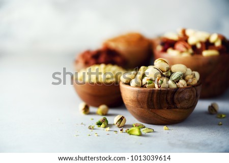 Similar – Image, Stock Photo Mix nuts close up almond