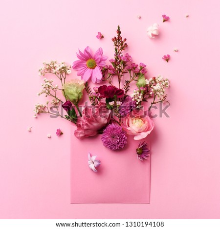 Similar – Image, Stock Photo Crop woman with hyacinth seedling in pot