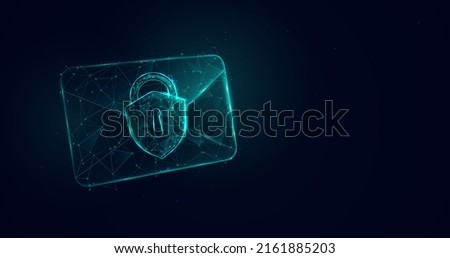 Email protection. Email security. Cyber security data
