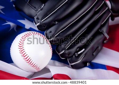 American baseball balls