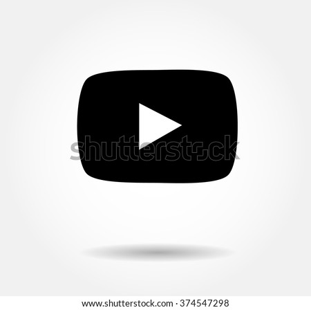  Play Vector Logo, JPG, JPEG, EPS Icon Button.youtube Flat Social Media Background Sign Download