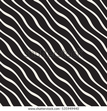 Wavy Ripple Lines. Abstract Geometric Background Design. Vector ...