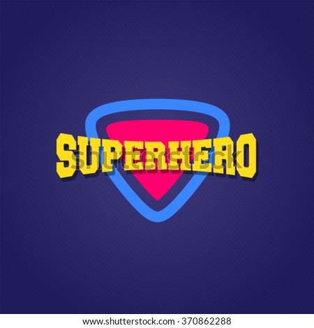 Super hero power full typography, t-shirt graphics, vectors. plectrum guitar