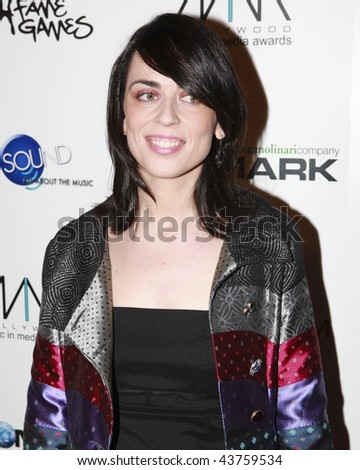 HOLLYWOOD, CA - NOV 19:  Zeltia Montes attends the 2nd annual  Hollywood Music in Media Awards on November 19, 2009 in Hollywood, California