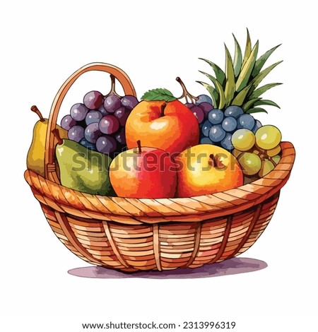 Fruitbasket Clipart | Free download on ClipArtMag