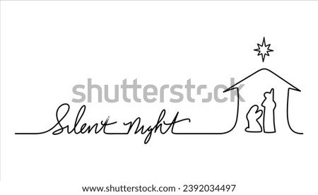 Similar – Image, Stock Photo silent night Night