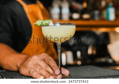 Similar – Foto Bild Stilvoll servierter Alkoholcocktail mit Rosmarin