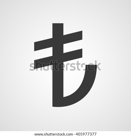 Turkish Lira vector sign icon symbol 