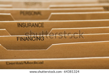 Cardboard Filing System Financial