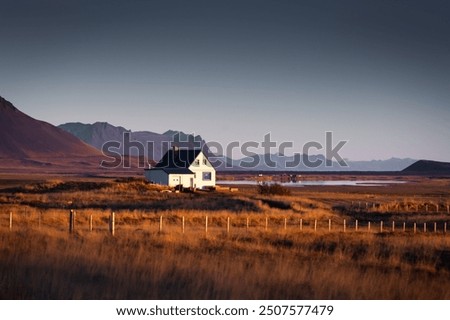 Similar – Image, Stock Photo a lonely house in the dunes