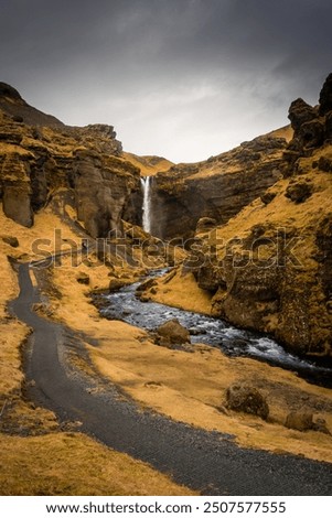 Similar – Foto Bild Kvernufoss Wasserfall in Island