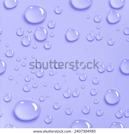 vector seamless pattern blue droplets water. fresh water droplets patterns. pattern for bath room