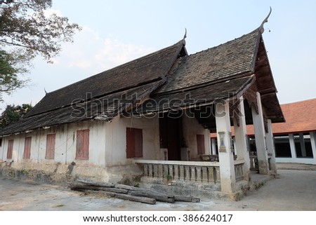 old thai temple Photo stock © 