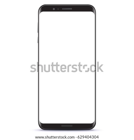 New Generation Smart Phone vector illustration isolated on white background.

