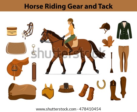 Similar – Image, Stock Photo Woman in jockey outfit standing with horse