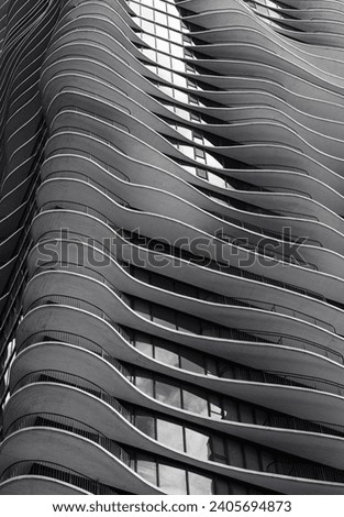 Similar – Image, Stock Photo Balconies with curve