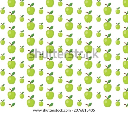 green apple pattern fruits vertical juice green 