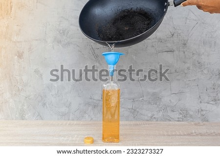 Similar – Image, Stock Photo Old used pan on rustic wood