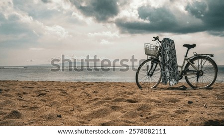Similar – Image, Stock Photo bicycle seat, mode of transportation in the city
