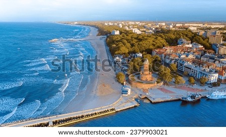 Foto Bild Leuchtturm Kolobrzeg Polen