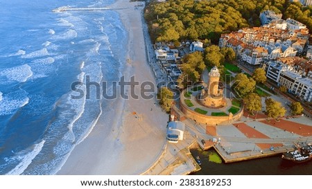 Similar – Foto Bild Leuchtturm Kolobrzeg Polen