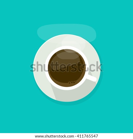 vector images illustrations and cliparts coffee cup top view isolated on blue background coffee cup vector illustration glass coffee cup icon coffee mug white coffee cup flat hqvectors com hqvectors com