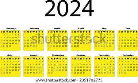 2024 calander design . table calender design .