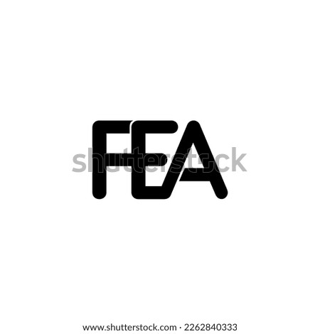 FEA initial letter monogram logo