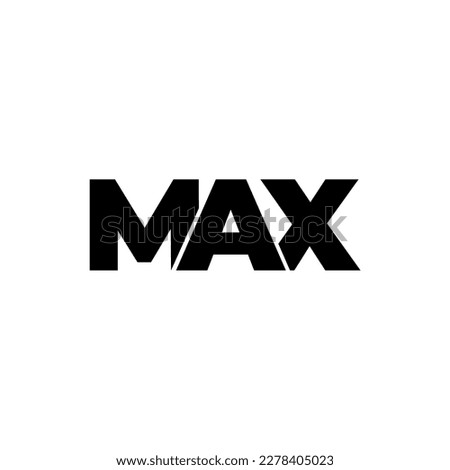 MAX initial letter monogram logo