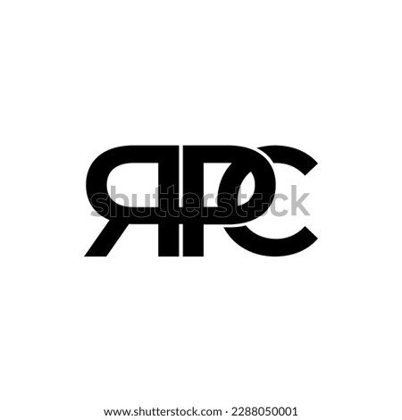 RPC initial letter monogram logo