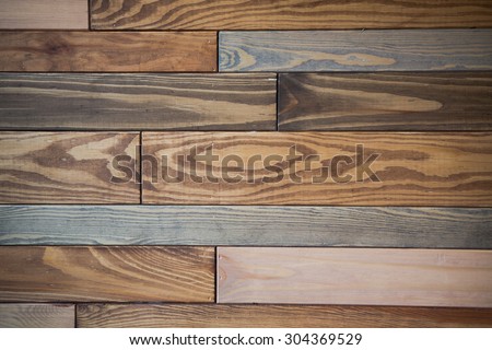 Wood plank brown texture background. Perfect background for your design. All the knot-free boards are milticoloured.