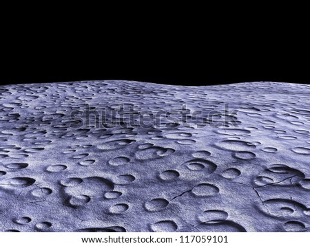 surface of the moon