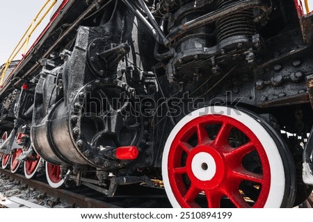 Image, Stock Photo In the old locomotive shed…