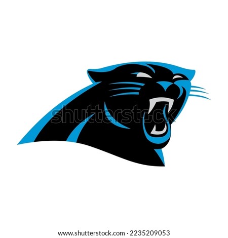 This is a vector of one of the biggest cats in the world, the Panthers, made in black on a white background.