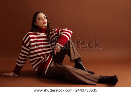 Similar – Image, Stock Photo Beautiful woolen sweaters in pink tones