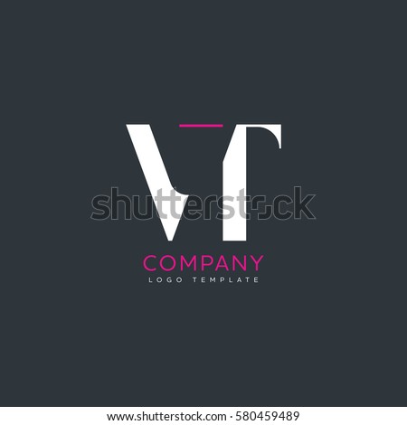 Vector Images Illustrations And Cliparts V T Letter Logo Design