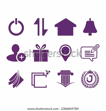 Digital Transaction, Online banking icons set: web app, money safety, internet bank, on off  payment, bell, online location, mobile support, vector file, digital bank logos. signal icon. gift icon.
